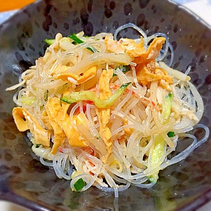 油分ひかえめ！中華風　春雨サラダ